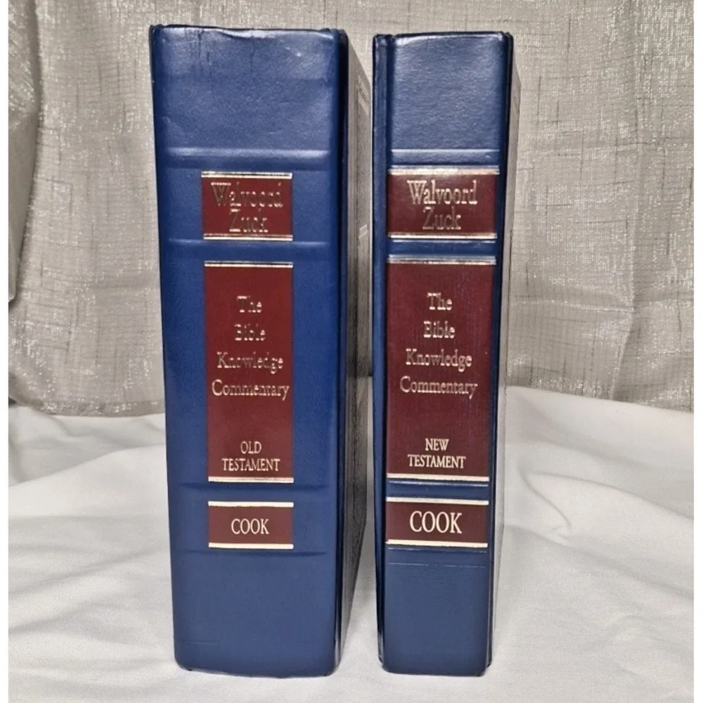 The Bible Knowledge Commentary 2 Volume Set Walvoord Zuck Hardcover Cook 2000